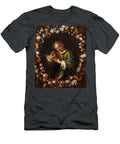 Kind Mit Larve Im Blumenkranz Art Franz Von Margety Austrian Thth Century T-Shirt