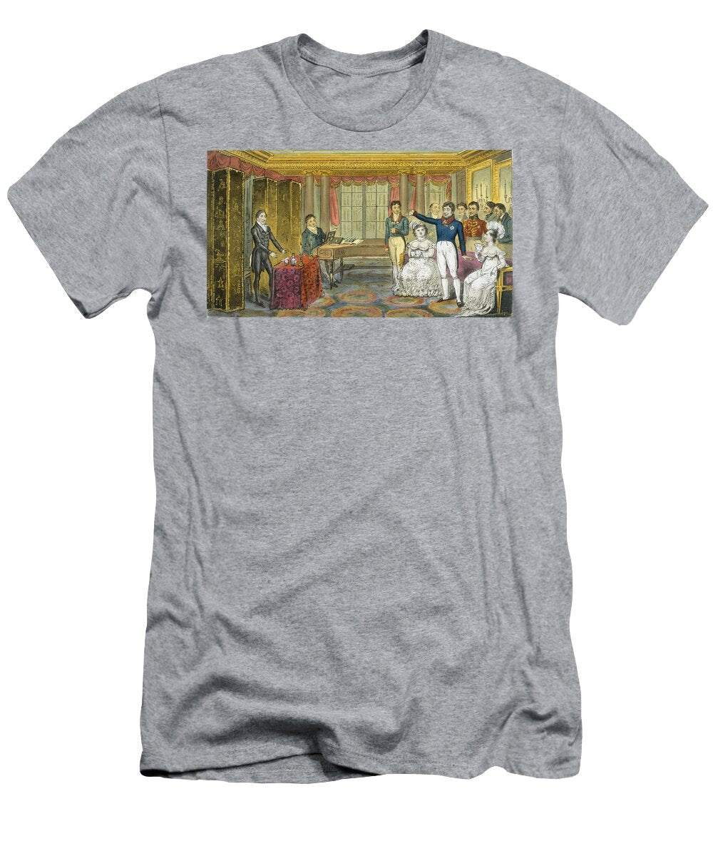 King George Iv At Carlton House Isaac Robert Cruikshank T-Shirt