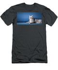 Kitten British Shorthair Silver Tabby Cat on Couch At Home Michal Bednarek T-Shirt