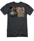Komodo Dragon Male Swimming Across Narrow Tidal Channel Nick Garbutt Natureplcom T-Shirt