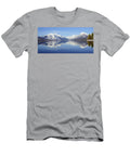 Lake Mcdonald and Snowy Peaks Whispering Peaks Photography T-Shirt