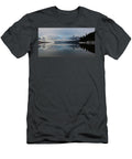 Lake Mcdonald in Winter Whispering Peaks Photography T-Shirt