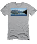 Lake Mcdonald Reflections 4 Whispering Peaks Photography T-Shirt
