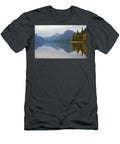 Lake Mcdonald Splash of Autumn Whispering Peaks Photography T-Shirt