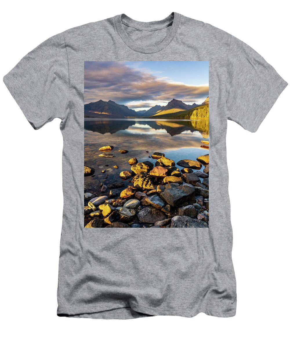 Lake Mcdonald Sunset Tim Reagan T-Shirt