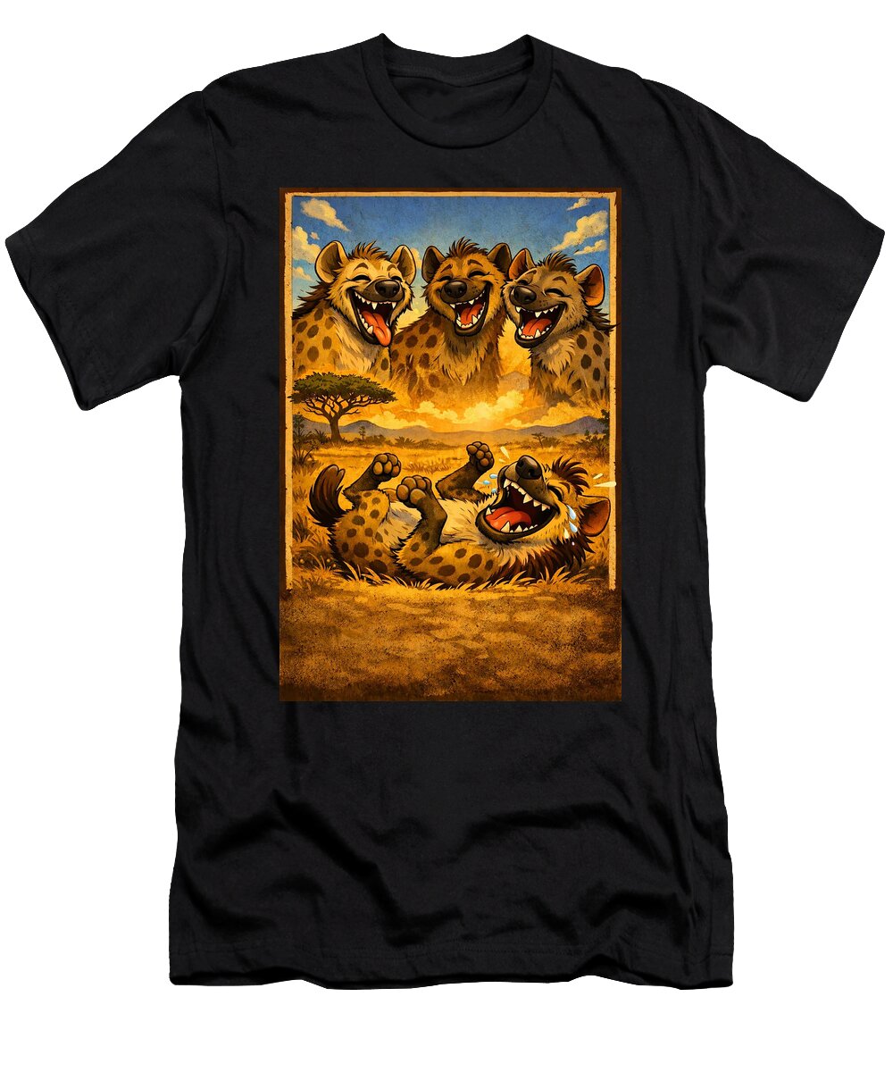 Laughing Hyenas Laughing Bruce Iorio T-Shirt