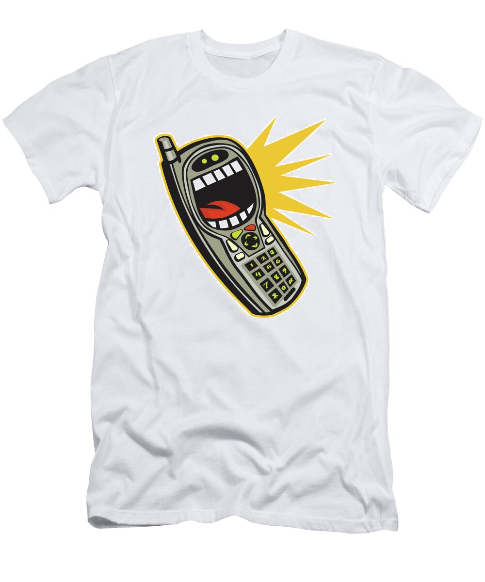 Laughing Phone Csa Images T-Shirt
