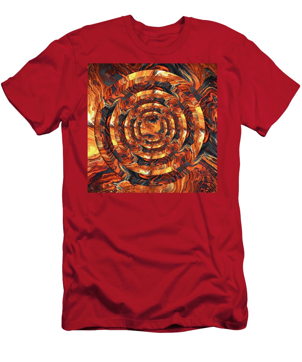 Lava Circles Pelo Blanco Photo T-Shirt