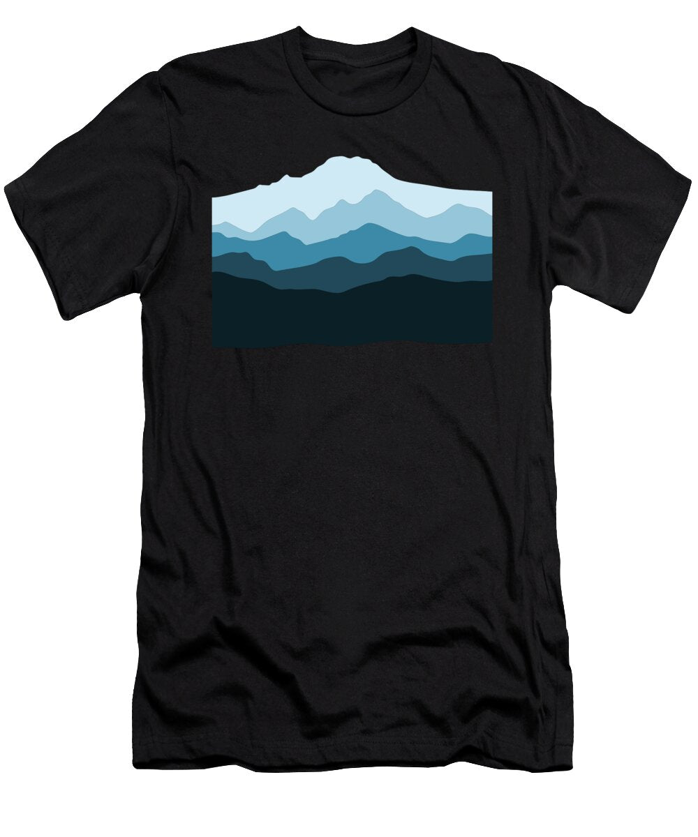 Layered Blue Mountains Pelo Blanco Photo T-Shirt