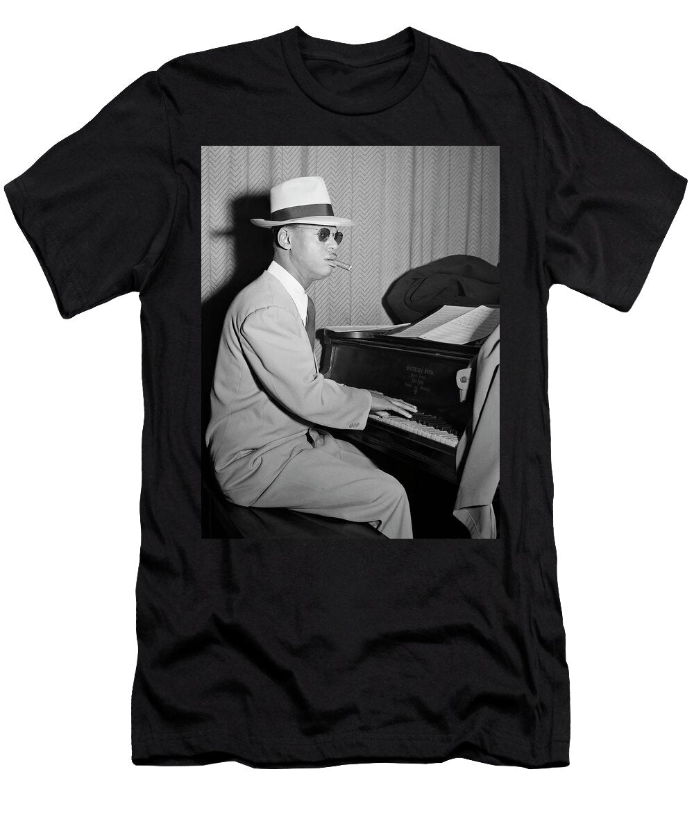 Legends of Jazz Earl Hines 1947 William P Gottlieb T-Shirt