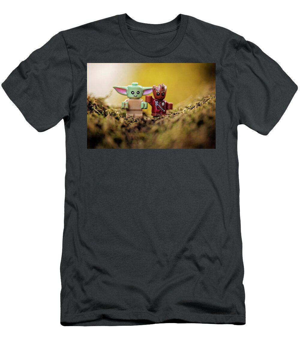 Lego Baby Yoda and Baby Groot Matt Mcdonald T-Shirt
