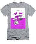Lego Bricks Patent Purple Richard Dali T-Shirt