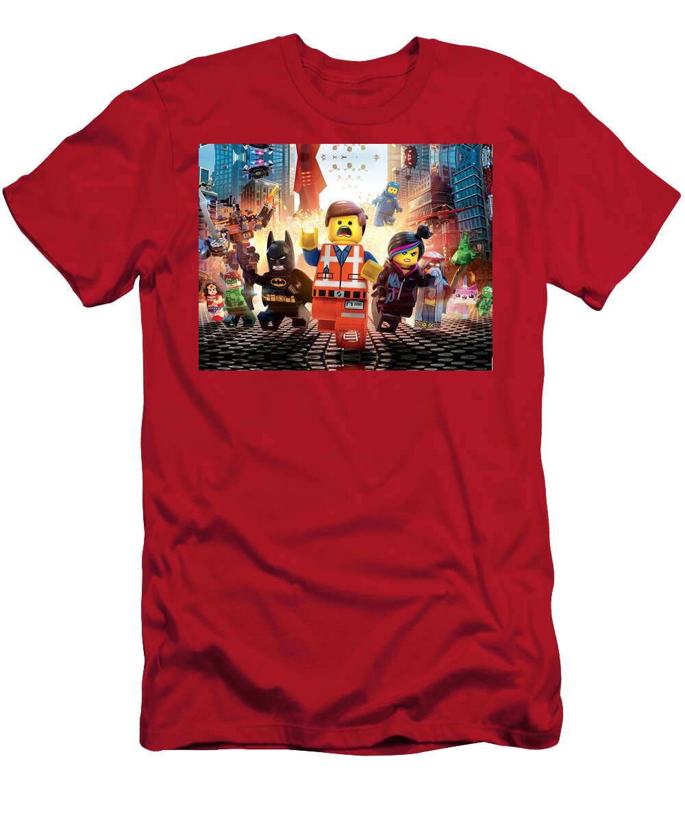 Lego Characters in Action Scene Billy Bates T-Shirt