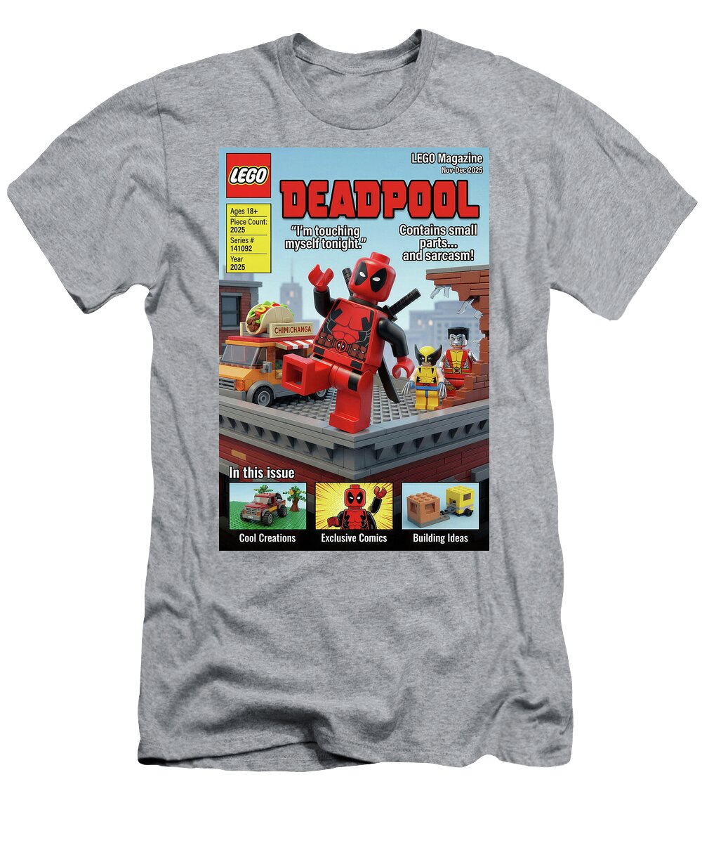 Lego Deadpool Minimal Movie Poster Retro Film Poster Vintage Sampadart Gallery T-Shirt