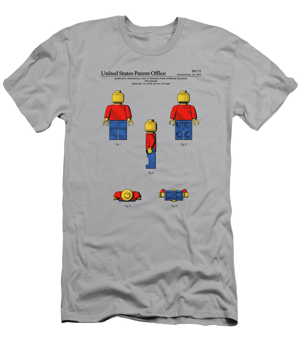 Lego Man Patent Colour Finlay Mcnevin T-Shirt