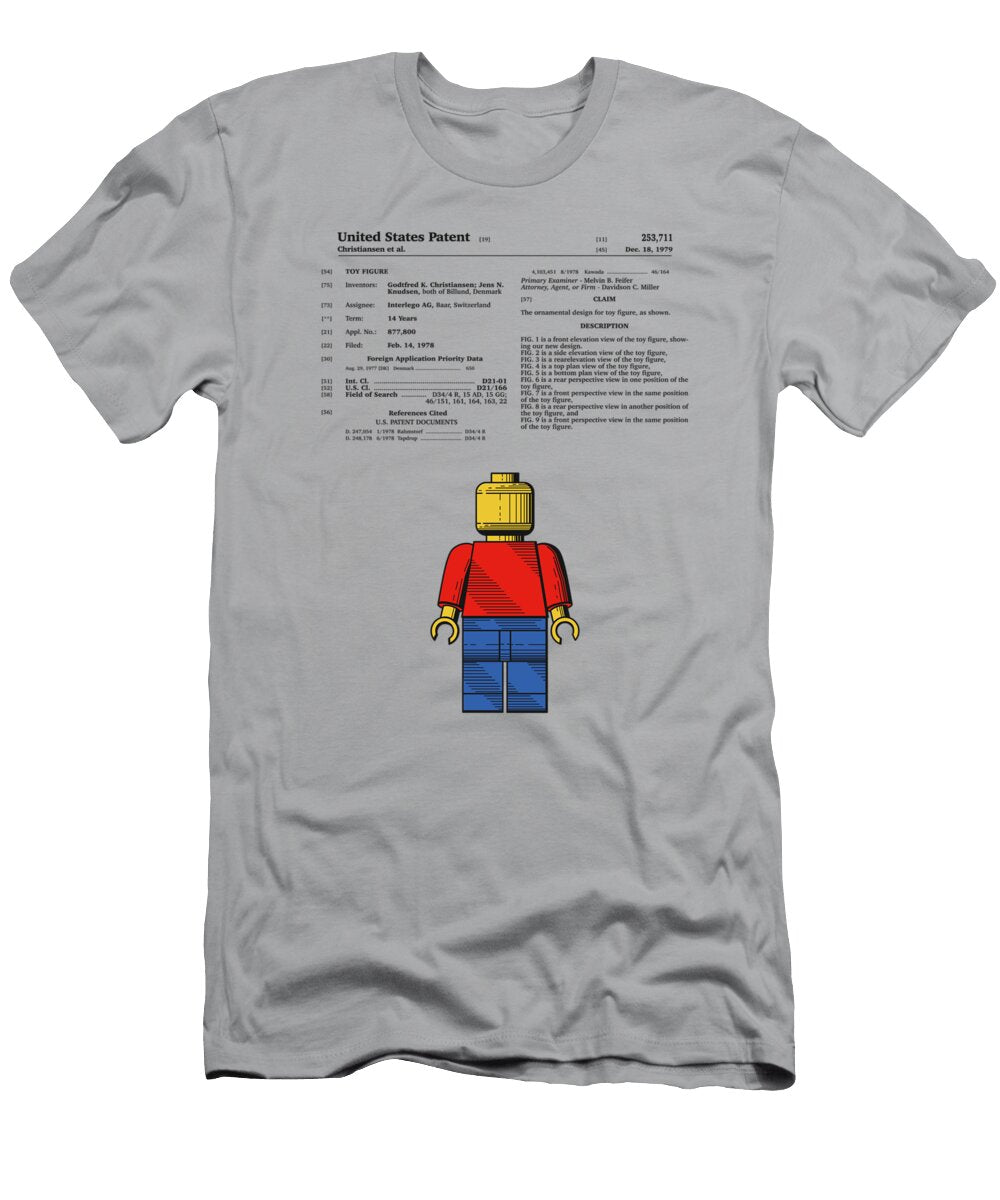 Lego Man Patent Finlay Mcnevin T-Shirt