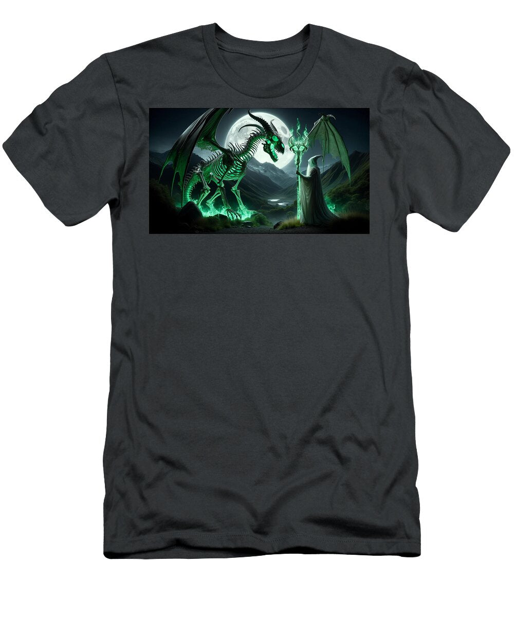 Lich Dragon and Necromancer Vernon Townsend T-Shirt