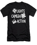 Lights Camera Action Movie Maker Film Director Florian Dold Art T-Shirt