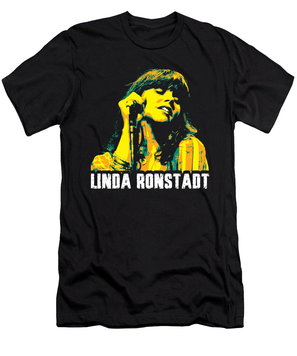 Linda Ronstadt Linda Maria Ronstadt in Pop Art V6 Andika Bahtiar T-Shirt