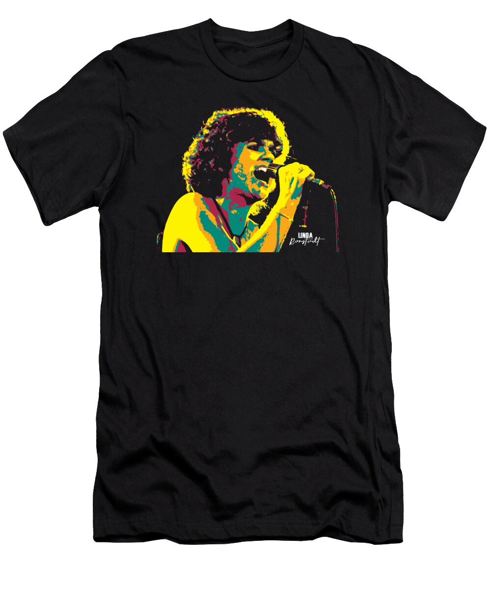 Linda Ronstadt Linda Maria Ronstadt in Pop Art V7 Andika Bahtiar T-Shirt