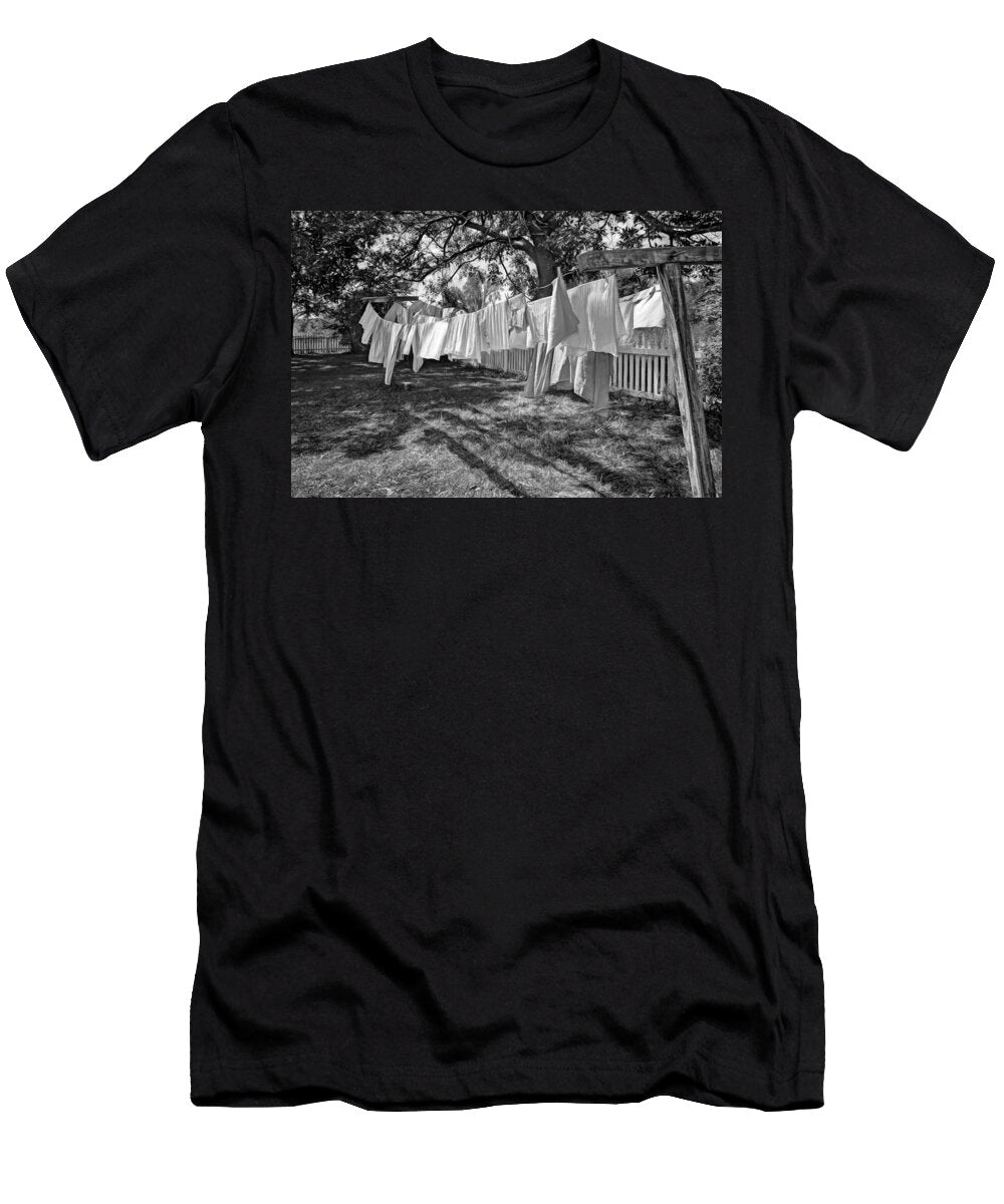 Line Drying Laundry Nikolyn Mcdonald T-Shirt