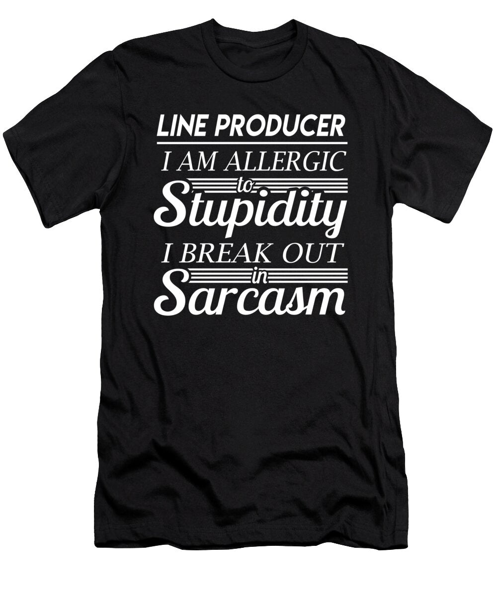 Line Producer Sarcasm Job Gift Item Shi Hu Kang T-Shirt