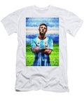 Lionel Messi Art Gny6 Gull G T-Shirt