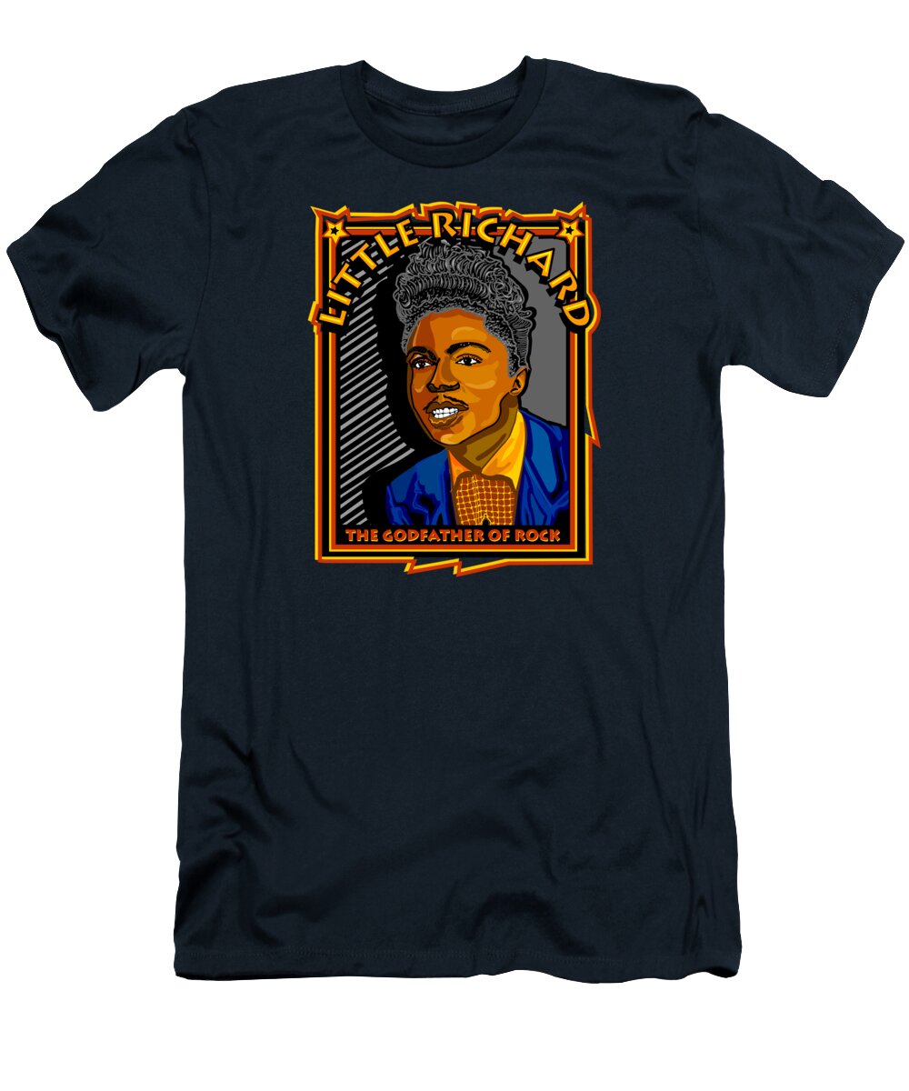 Little Richard the Godfater or Rock and Roll Larry Butterworth T-Shirt