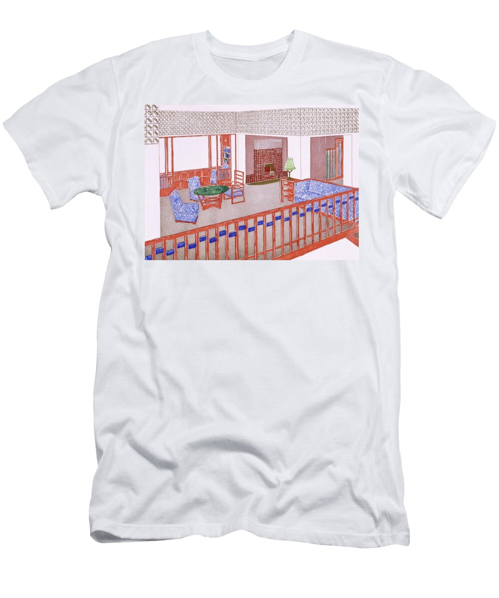 Living Room Early 1900s Leopold Bauer T-Shirt
