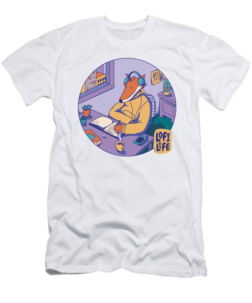 Lofi Life Fox Me T-Shirt