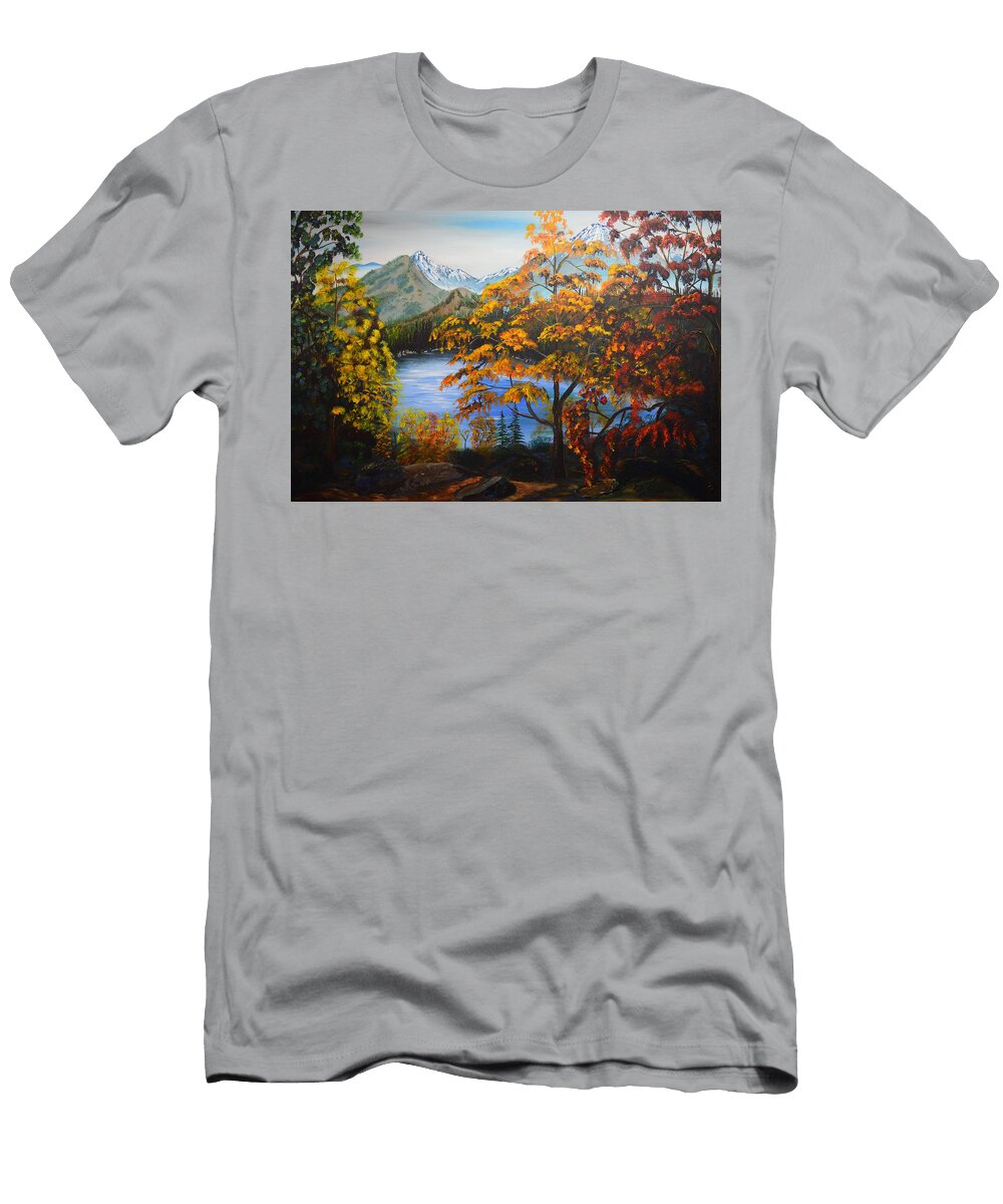 Longs Peak and Bear Lake Eric Johansen T-Shirt
