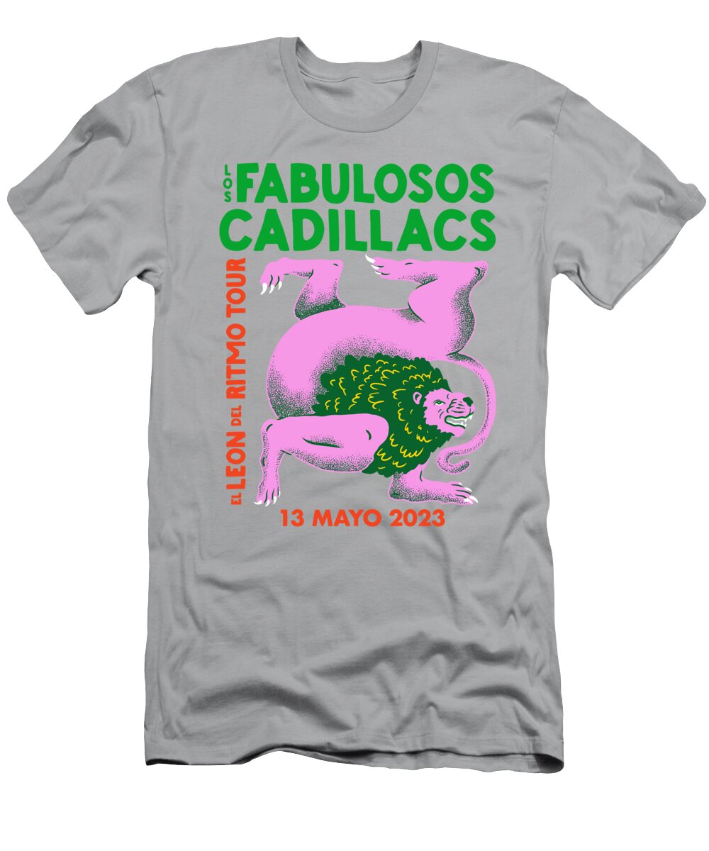 Los Fabulosos Cadillacs El Leon Del Ritmo Tour Sabrina Coloney T-Shirt