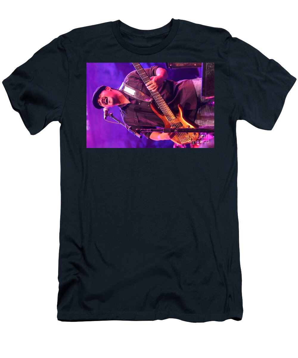 Los Lonely Boys Bassist Jojo Garza Front Row Photographs T-Shirt