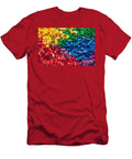 Lot of Colorful Rainbow Toy Bricks Background N Akkash T-Shirt