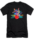 Love Cat Abstract Pet Animal Cat Lover Abstract Gift Thomas Larch T-Shirt