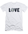Love Sledding Snowbike Snowmachining Racer Snowmobile Riding Graphics Lab T-Shirt