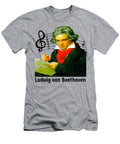 Ludwig Van Beethoven 1770 1827 German Composer Masters of Classical Music Design 2 Transperent Black Florian Stollmayer T-Shirt
