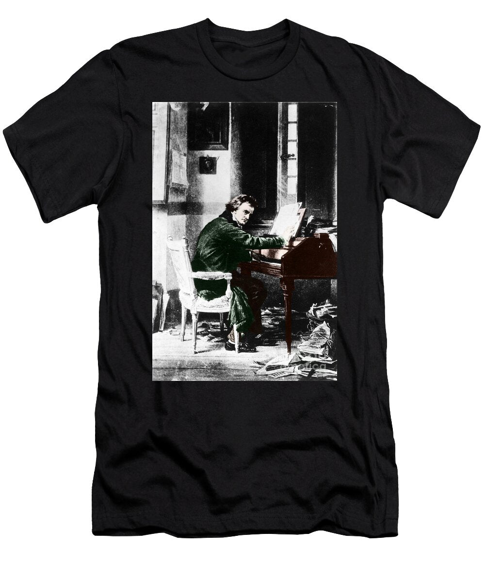 Ludwig Van Beethoven German Composer Photo Researchers Inc T-Shirt