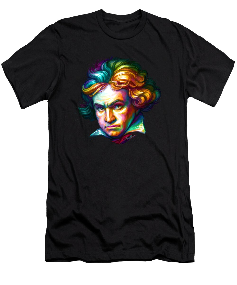 Ludwig Van Beethoven Stonemask Studio T-Shirt
