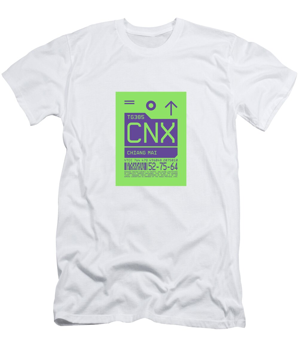 Luggage Tag C Cnx Chiang Mai Thailand Organic Synthesis T-Shirt