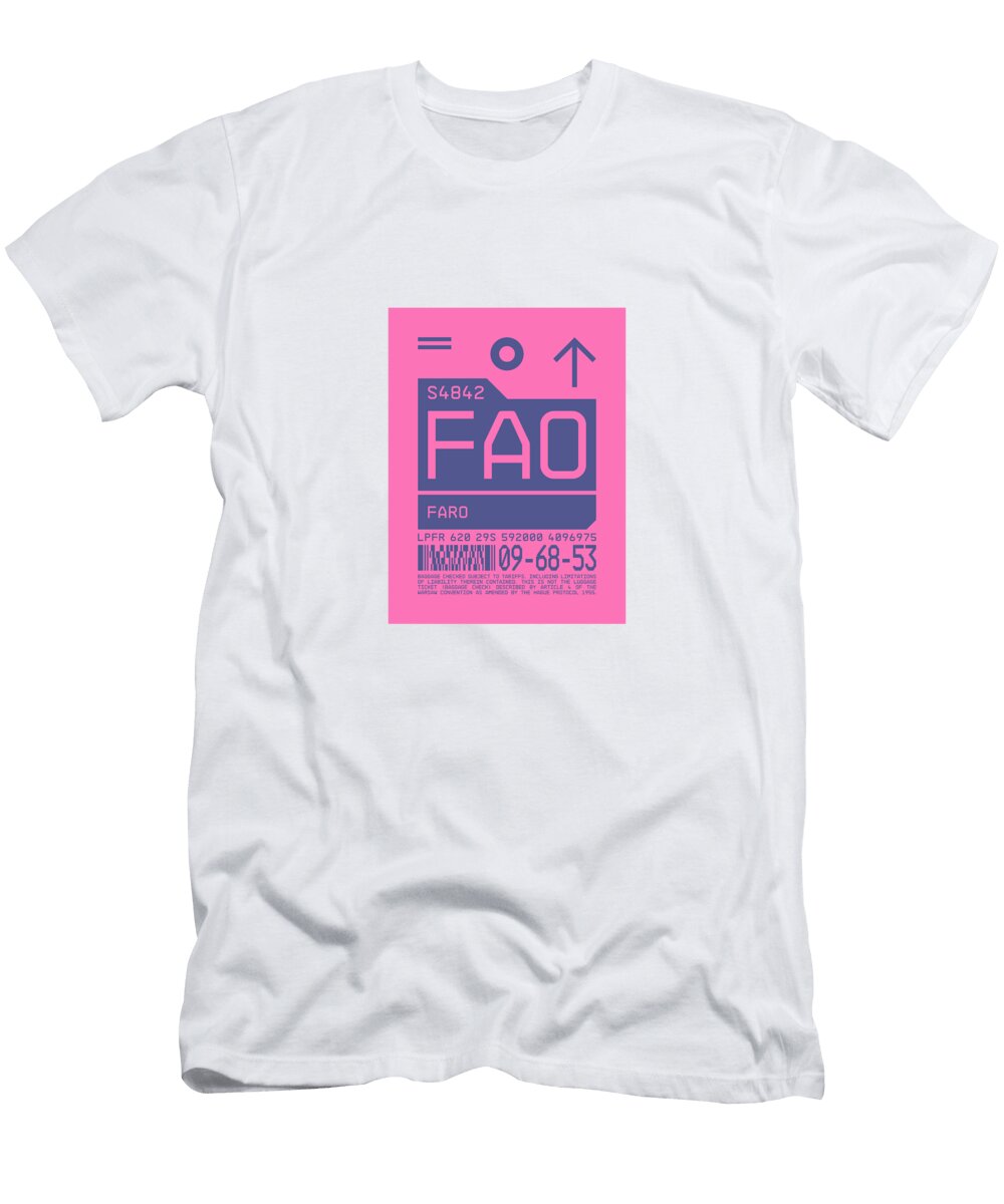 Luggage Tag C Fao Faro Portugal Organic Synthesis T-Shirt