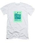 Luggage Tag C Zag Zagreb Croatia Organic Synthesis T-Shirt