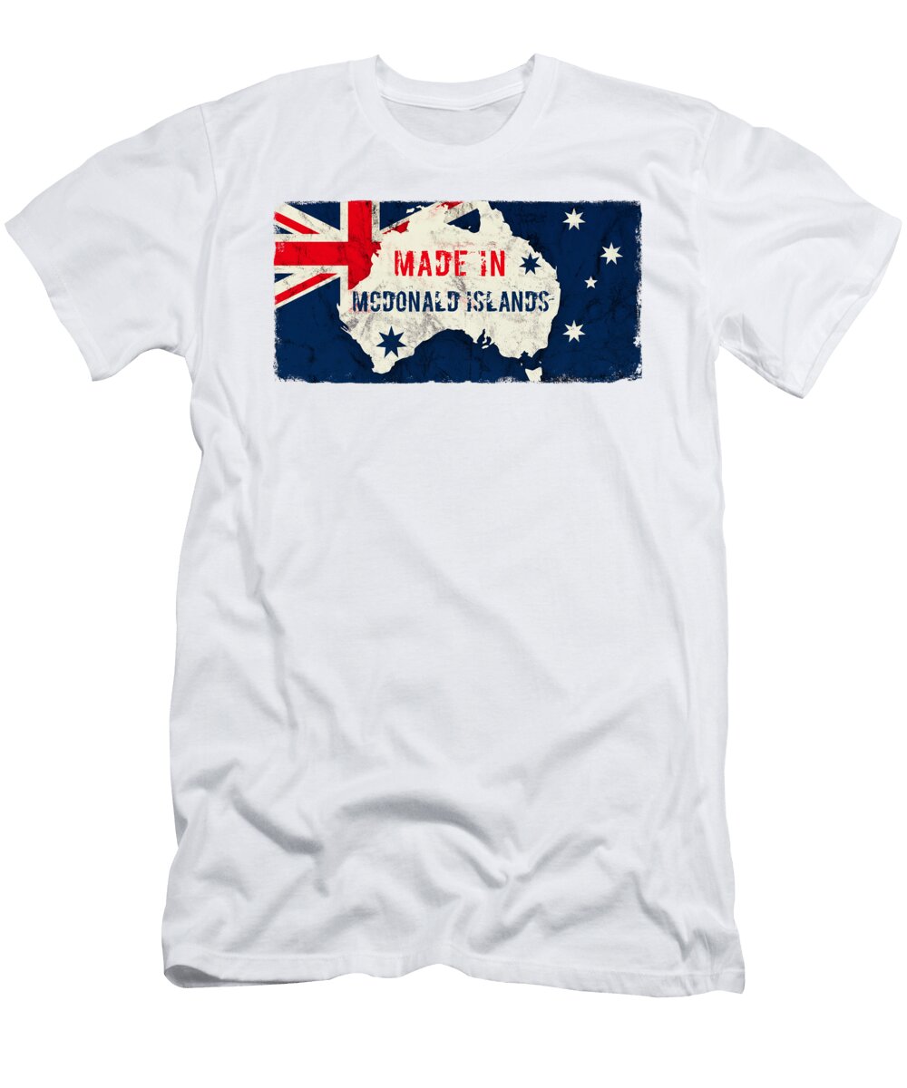 Made in Mcdonald Islands Australia Mcdonaldislands Australia Tintodesigns T-Shirt