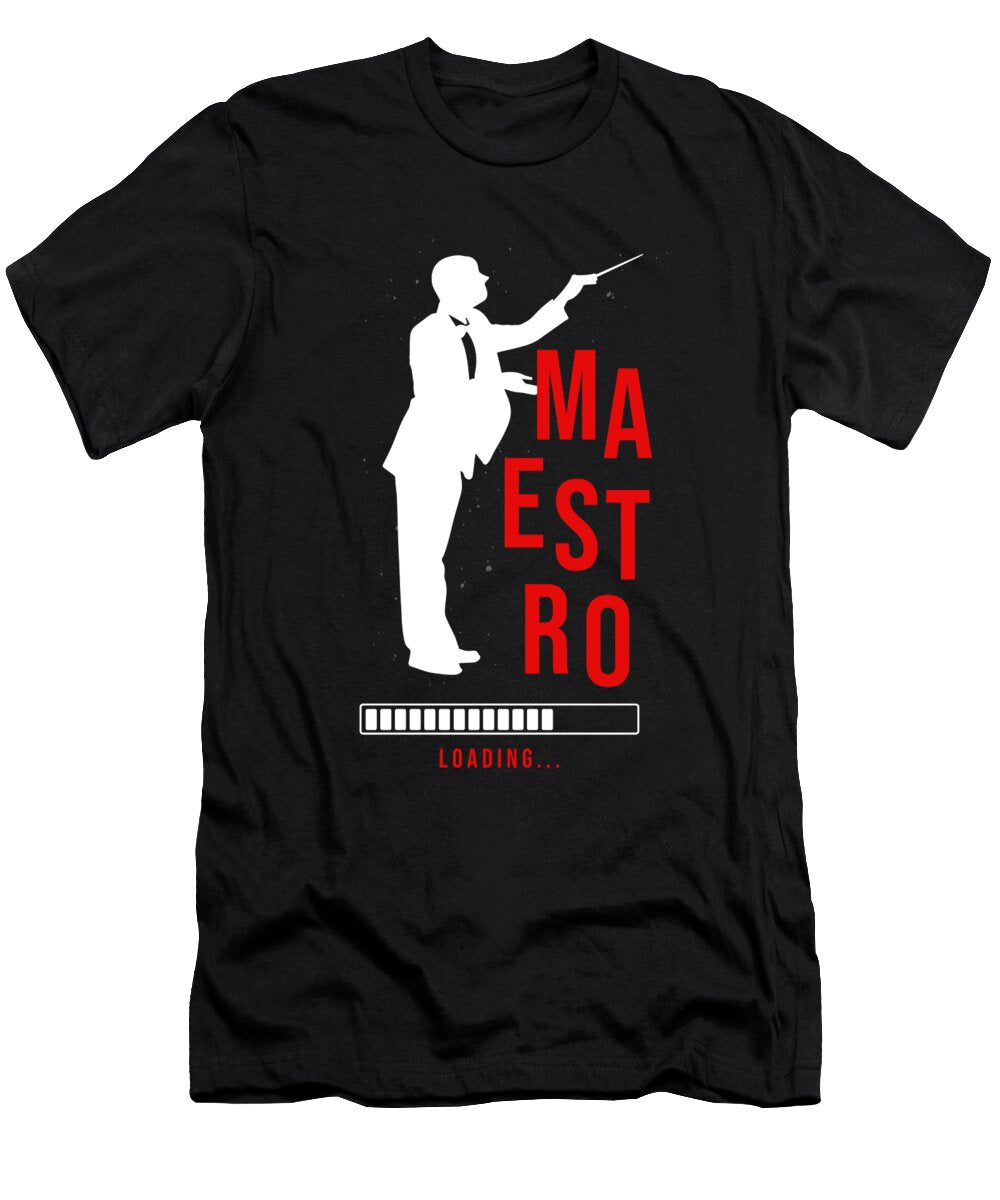 Maestro Loading Conductor Orchestra Music Gift Thomas Larch T-Shirt