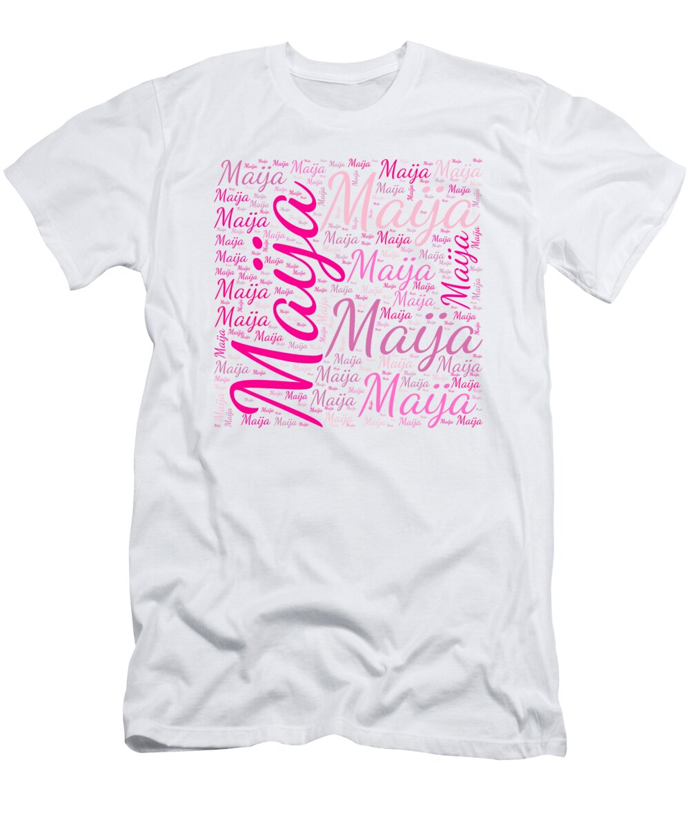 Maija Names Without Frontiers Vidddie Publyshd T-Shirt
