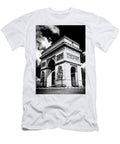 Majestic Arc De Triomphe in Paris Parisian Monochromatic Visual Narrative Digital Composition Dmr Filho T-Shirt