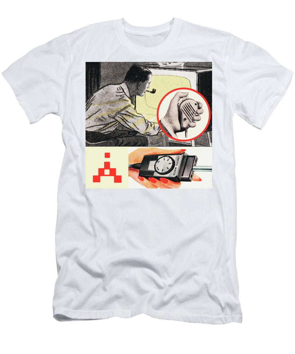 Man and Tv Csa Images T-Shirt