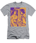 Man and Woman Standing in Doorway Csa Images T-Shirt