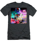 Man on Moon Graffiti Holiday Sale Print Robert R Splashy Art Abstract Paintings T-Shirt