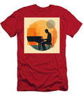Man Playing Piano in Abstract Setting Damien Vienna T-Shirt